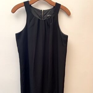 Oleg Cassini Zipper Back Little Black Dress